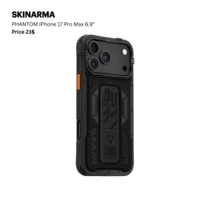 SKINARMA PHANTOM iPhone 17 Pro Max 6.9″ – Black