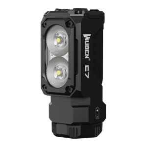 WUBEN Flash Light E7 6500K | 1800 Lumens | 1100mAh | Type-C – Black