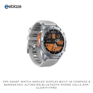 Zeblaze Stratos 2 Ultra AMOLED Display – Silver