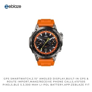Zeblaze Stratos 2 Plus AMOLED Display – Orange
