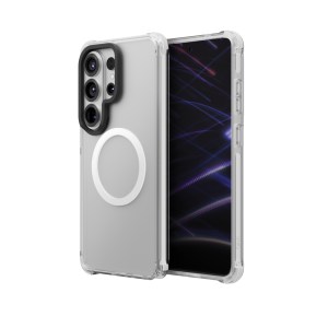 Uniq Hybrid Combat MagClick S26 Ultra – Blanc White