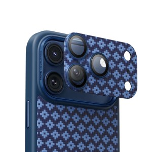 Benks ArmorWarrior Lens Protector iPhone 17 Pro Max 6.9″ ArmorGrid Blue