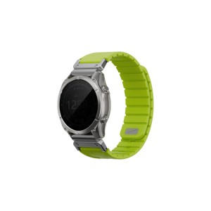 Uniq Fluo x Garmin Magnetic Strap 26mm Lug with Removable Connector – Dark Lime