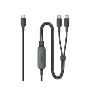Anker 140W 2-in-1 USB-C to USB-C Cable 1.8 – Black