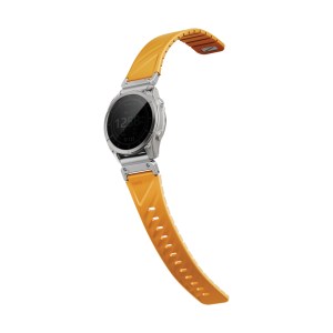 Uniq Fluo x Garmin Magnetic Strap 22mm Lug with Removable Connector – Pale Orange