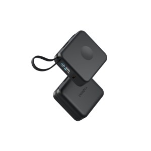 Energea MagPac Mini Plus 10K MagSafe Power Bank with USB-C Cable New Version CCC – Black