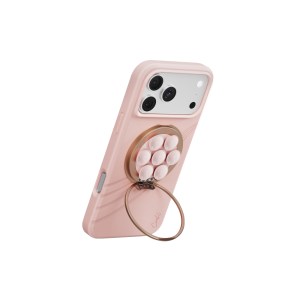 Uniq Coehl LUNA Magnetic Suction Kickstand with Mirror – Pink