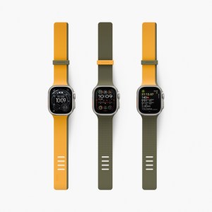 Uniq REVIX IV Reversible Magnetic Watch Strap 44/45/46/49mm – CANARY YELLOW/DEEP FOREST