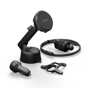 Energea MAGARCTIC Drive Qi2.2 Wireless Car Charger 25w WindScreen/Airvent with 45W Charger – Gunmetal