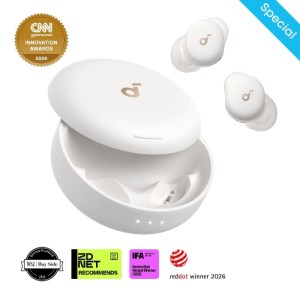 Soundcore Sleep A30 | The World’s First Sleep Earbuds with a Triple Noise Reduction System – White