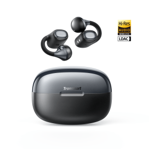 Tronsmart OpenFly Clip 2 Open Ear Clip-On Earbuds – Black