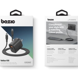 BAZIC GoPort VELOX Kit Adapter 35w with USB-C to USB-C Cable – Black