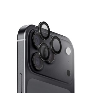 UNIQ Optix AluGuard DX2 18 Pro | 18 Pro Max Camera Lens Protector – Graphite Black