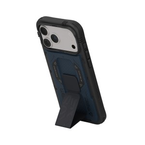 SKINARMA PHANTOM PU Grip-Stand 17 Pro Max | 18 Pro Max 6.9″ – Blue