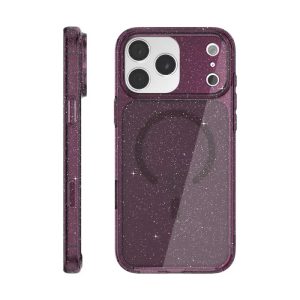 JTLEGEND Hybrid Cusion Glitter Mag 17 Pro Max | 18 Pro Max – Crystal Berry Wine