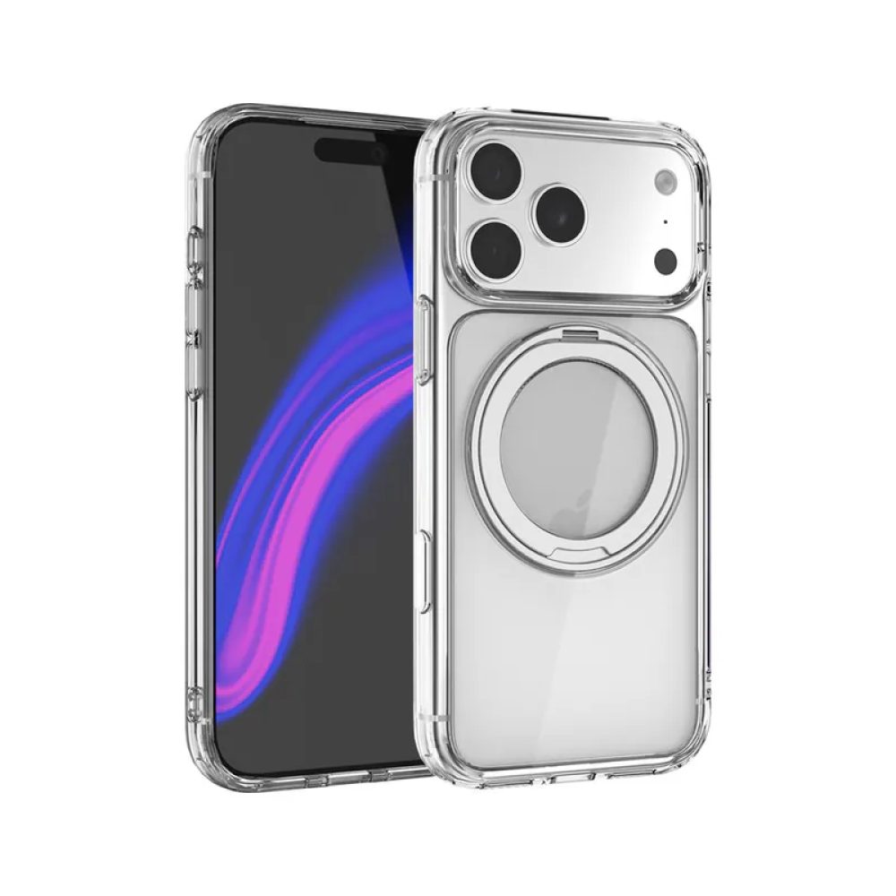 JTLEGEND Ultra Defence Mag Rotated Stand Case 17 Pro Max | 18 Pro Max - Crystal