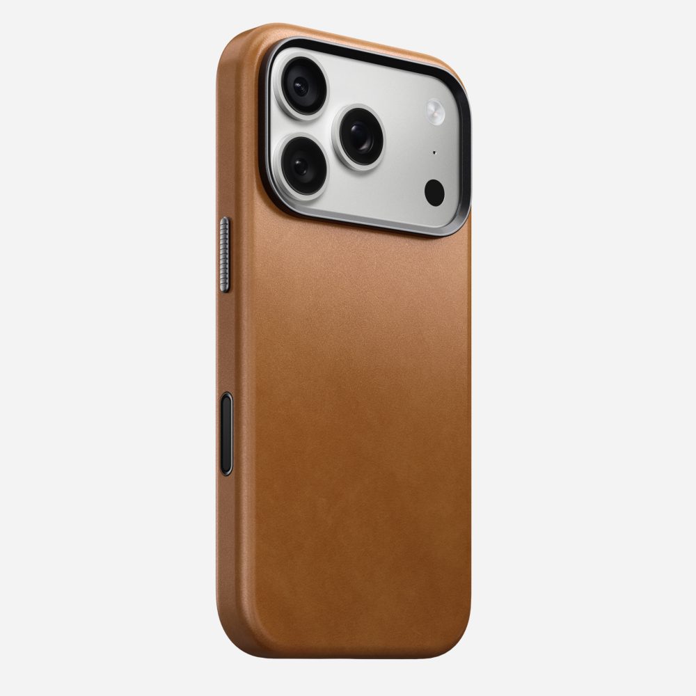 NOMAD Traditional Leather Case [ Horween ] 17 Pro Max | 18 Pro Max - English Tan