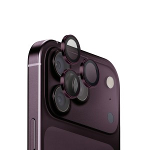 UNIQ Optix AluGuard DX2 18 Pro | 18 Pro Max Camera Lens Protector – Royal Burgundy