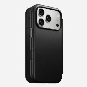 NOMAD Modern Leather Folio 17 Pro Max | 18 Pro Max – Black