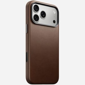 NOMAD Traditional Leather Case 17 Pro Max | 18 Pro Max – Brown