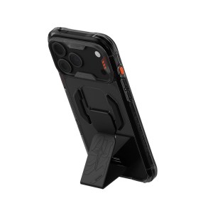 SKINARMA HELIO CE Silicon Grip & Stand 17 Pro Max | 18 Pro Max 6.9″ – Graphite