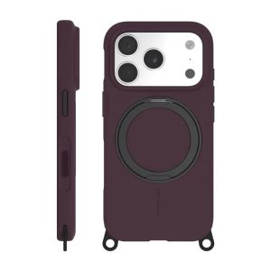 JTLEGEND Rex Kooling Mag Stand Case with Detachable Strap Holder 17 Pro Max | 18 Pro Max – Berry Wine