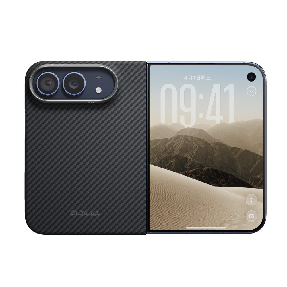Pitaka Edge Case iPhone Duo - Black Grey/Twill