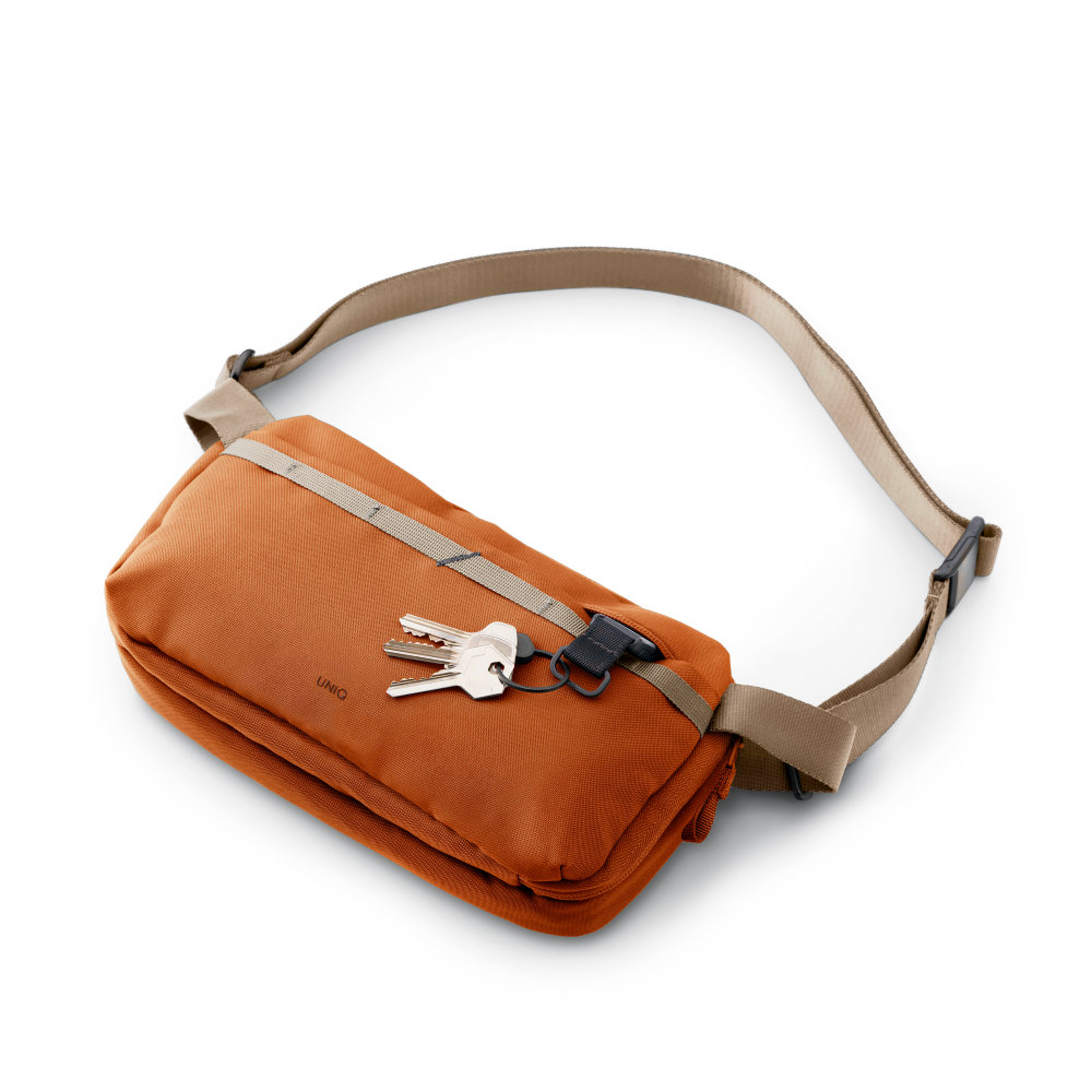 Uniq DENVER Canvas Crossbody Bag 5L - Orange