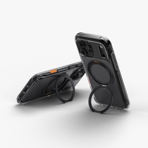 UNIQ Hybrid SWIVIX with 360 Rotating KickStand 17 Pro | 18 Pro 6.3″ – Carbon Black