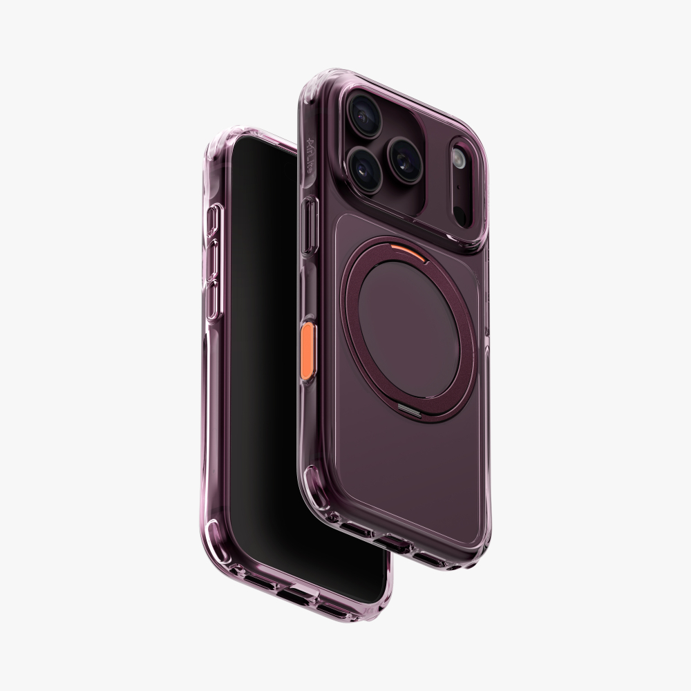 UNIQ Hybrid SWIVIX with 360 Rotating KickStand 17 Pro Max | 18 Pro Max 6.9" - Deep Burgundy