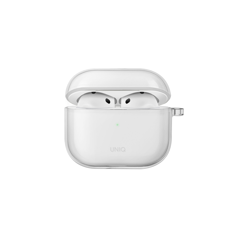 Uniq Glass AirPods 4 Hang Case - Clear