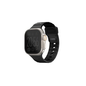 Uniq STRIDE FKM Rubber Apple Watch Strap 44/45/49mm – Black