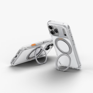 UNIQ Hybrid SWIVIX with 360 Rotating KickStand 17 Pro | 18 Pro 6.3″ – Lucent Clear