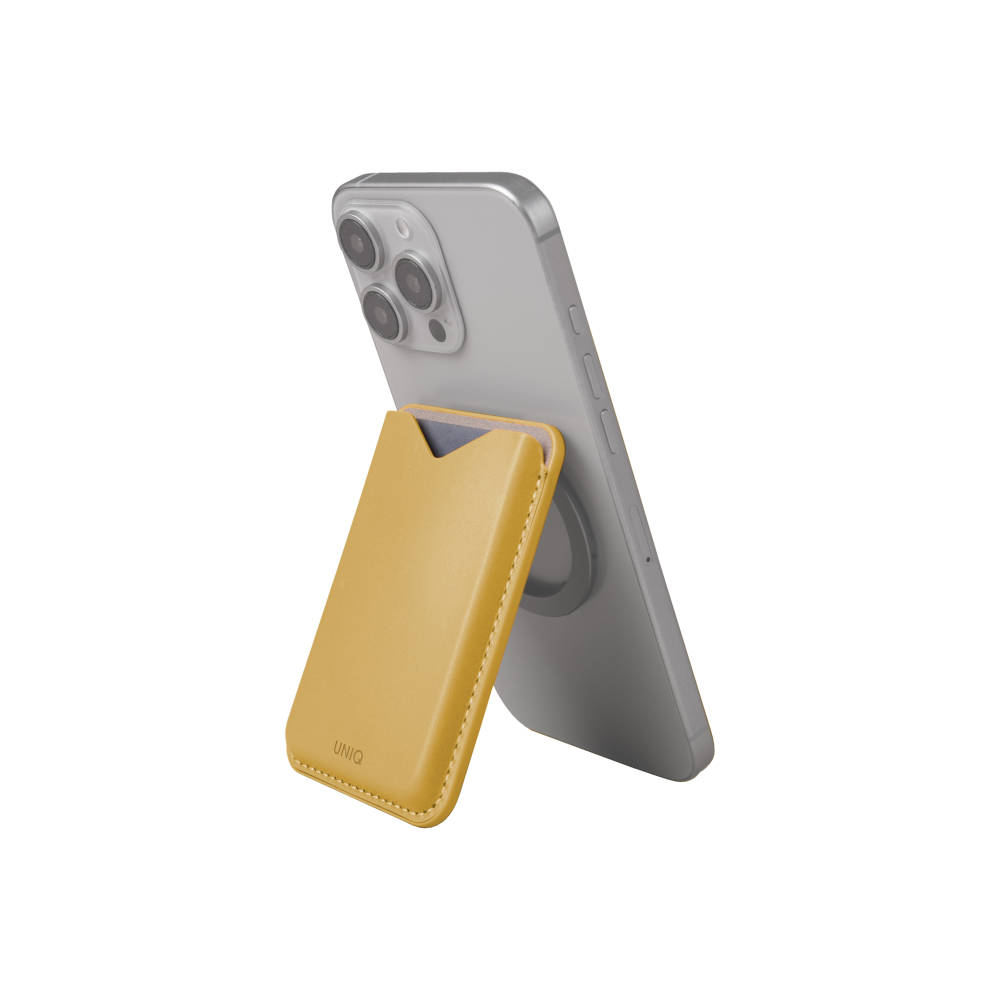 Uniq LYDEN EVO Magnetic Stand Card Holder - Yellow