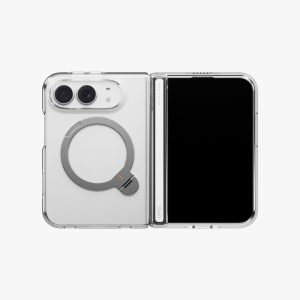 Uniq Hybrid Velix with 360 Rotating Kickstand iPhone Duo – Lucent Clear